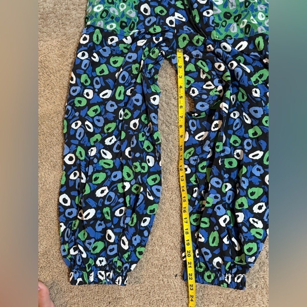 Diane von Furstenberg X Target Women's Nylon Jazz Green Sports Jumpsuit XS - Picture 13 of 14